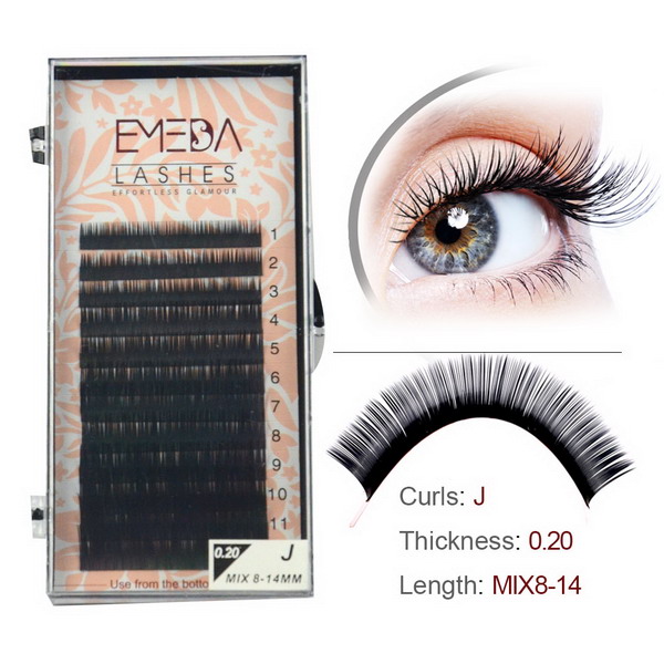 Premium synthetic silk lash extensions SN73